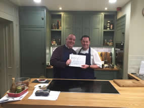 Sean at the Nevin Maguire Cookery School